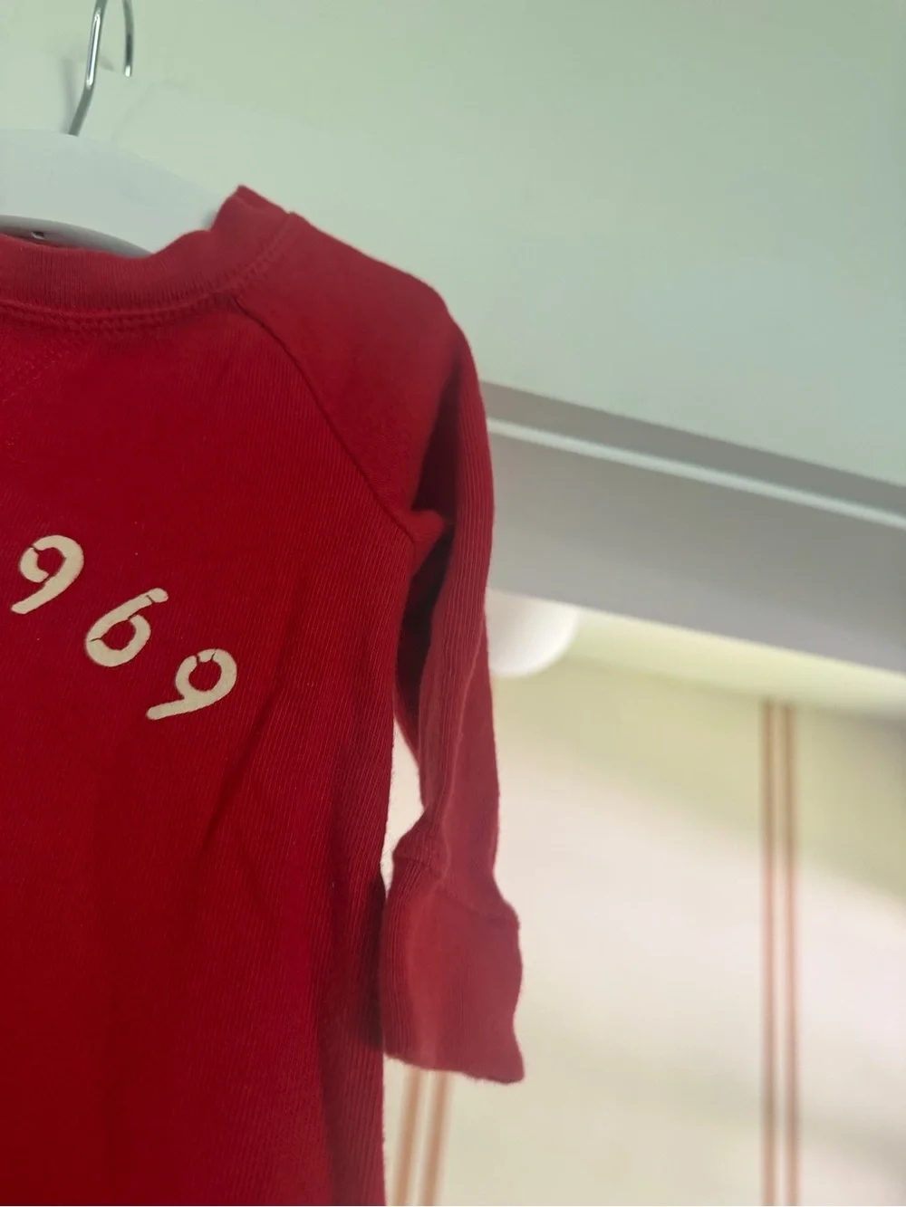 GAP Red 1969 U.S.A. Baby Romper